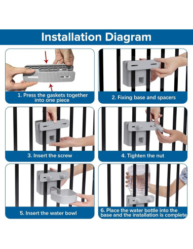 Dispensador de Agua Automático Kenond 1500 ml para Mascotas