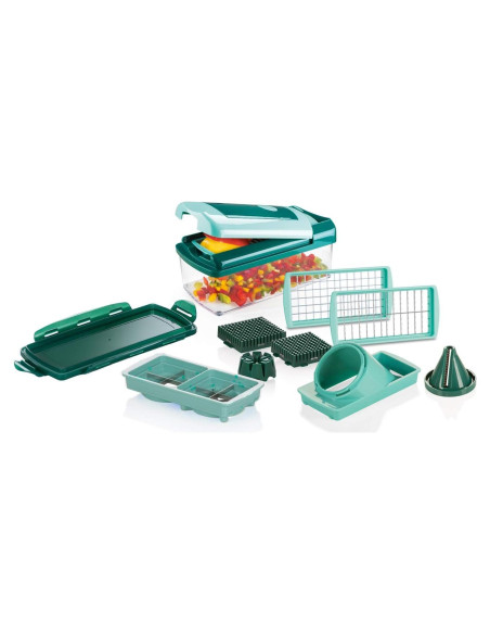 Cortador de Verduras Genius Nicer Dicer Fusion 12 Piezas