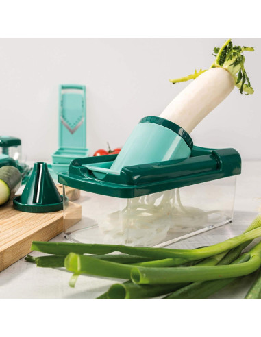 Cortador de Verduras Genius Nicer Dicer Fusion 12 Piezas