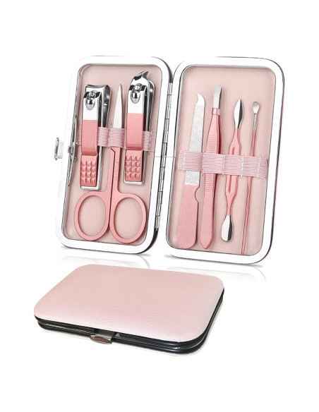 Juego de Manicura 7 en 1 WOXVM con Estuche de Viaje