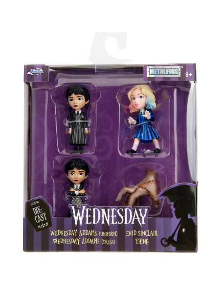 Figuras de colección Jada Toys Wednesday 4-Pack 2.5" Figuras de colección Jada Toys Wednesday 4-Pack 2.5"