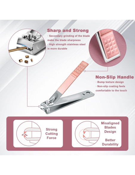 Juego de Manicura 7 en 1 WOXVM con Estuche de Viaje