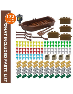 Set de Bloques de Construcción Pirata BroTex - 172 Piezas 2