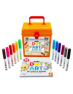 Kit de Actividades de Puntos Chuckle & Roar - 12 Marcadores Lavables