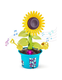 Juguete de Construcción de Flores Musical EWED Girasol 10.5x9.9x23.6cm
