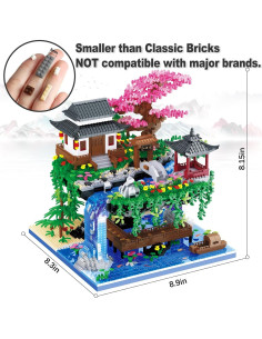 Conjunto de Construcción Bonsái Vziimo 3320 Piezas 12.7x20.3x22.9 cm 2