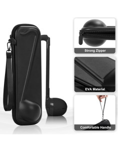 Funda Dura de Transporte SnawikiBag para Otamatone Negro 2