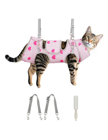 Hamaca Acicaladora para Gatos Marnonsis - Tamaño M, Anti-Escape