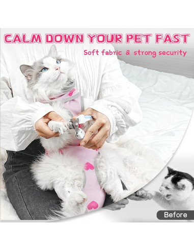 Hamaca Acicaladora para Gatos Marnonsis - Tamaño M, Anti-Escape