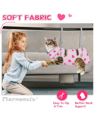 Hamaca Acicaladora para Gatos Marnonsis - Tamaño M, Anti-Escape