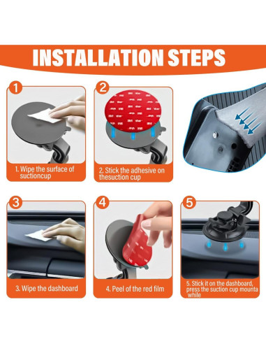 Almohadillas Adhesivas 3M VHB Cuadradas para Cámara de Tablero