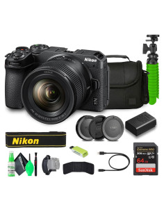 Cámara Sin Espejo Nikon Z30 20.9MP con Lente 12-28mm y Accesorios