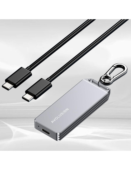 Avolusion S2 1TB SSD Portátil USB 3.2 - Aluminio Gris