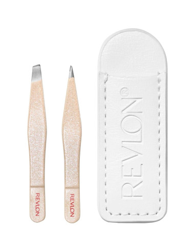Juego de Mini Pinzas Revlon para Depilación - 2 Puntas