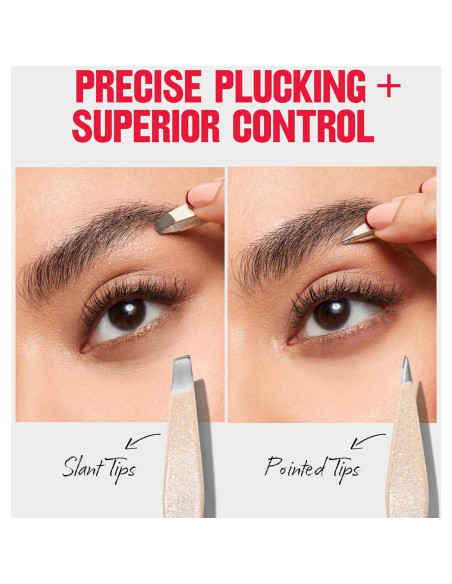 Juego de Mini Pinzas Revlon para Depilación - 2 Puntas