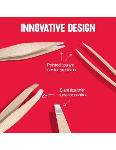 Juego de Mini Pinzas Revlon para Depilación - 2 Puntas