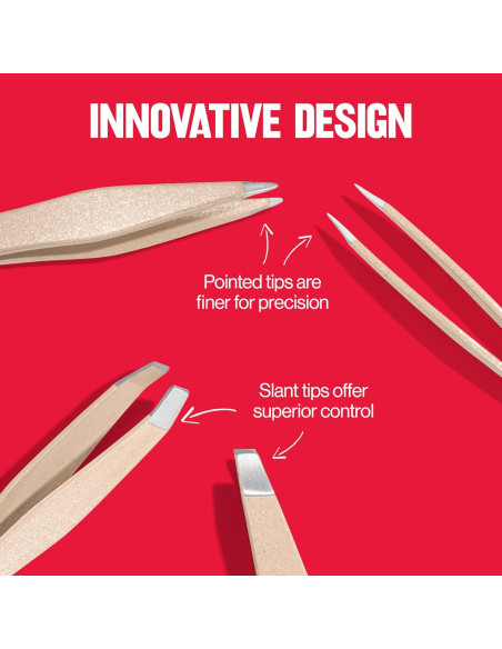 Juego de Mini Pinzas Revlon para Depilación - 2 Puntas