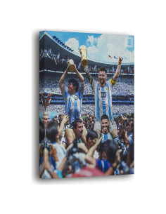 Póster de Fútbol Lionel Messi en Lienzo 20x30 cm - SpiritualHands