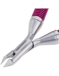 Cortador de Cutículas Tweezerman Grip & Snip 6.35 cm Azul/Rosa 2