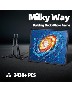Bloques de Construcción HJPLPXH Galaxia Vía Láctea 2438 Piezas 2