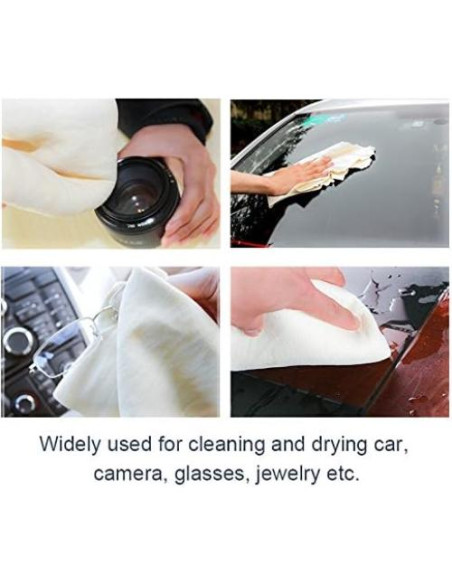 Paño de Chamois Natural River Lake 88.9x61 cm para Autos