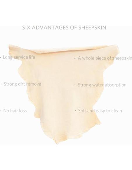 Paño de Chamois Natural River Lake 88.9x61 cm para Autos