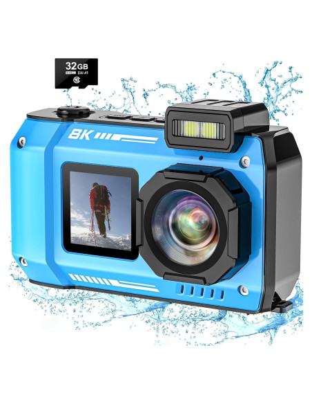 Cámara Submarina SPUNALP CD13 8K 70MP Impermeable 10M