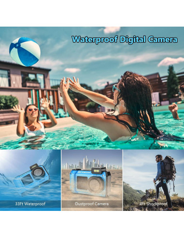 Cámara Submarina SPUNALP CD13 8K 70MP Impermeable 10M