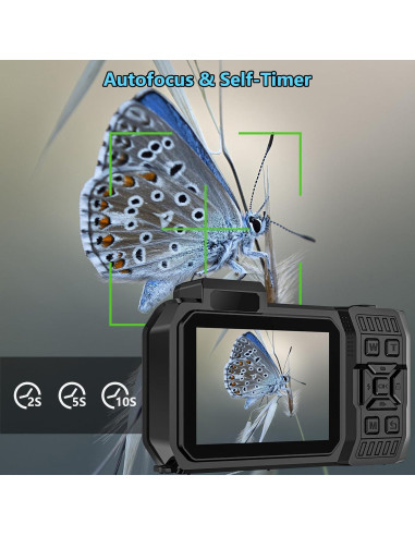 Cámara Submarina SPUNALP CD13 8K 70MP Impermeable 10M