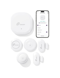 Kit de Alarma Inalámbrica Loocam 6 Piezas para Hogar