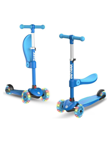 Scooter de empuje Gotrax KS3 para niños, 3 ruedas con luces LED