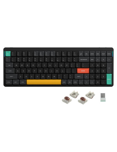 Teclado Mecánico Inalámbrico NuPhy Air96 V2 - Gateron Marrón - RGB