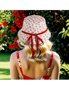 Sombrero de Cubo Reversible Docila para Mujeres Floral 2