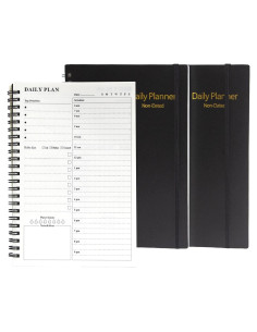 Planificador Diario Sin Fecha JIEYAN A5 152 Páginas 2 Paquete