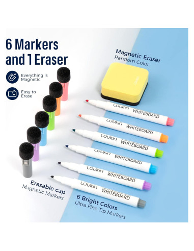 Listas de Verificación Borrado en Seco Loukin 4 Paquete 15x20cm