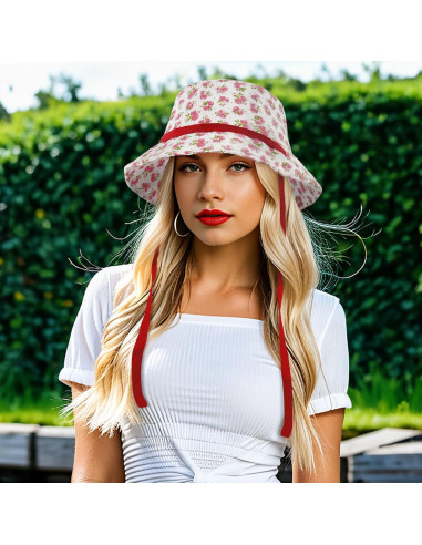 Sombrero de Cubo Reversible Docila para Mujeres Floral