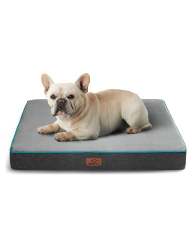Cama Ortopédica para Perros Bedsure 61x41cm Espuma Viscoelástica