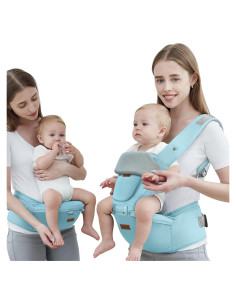 Portabebés Acumas Azul Bebé 6 en 1 Ajustable Ergonómico