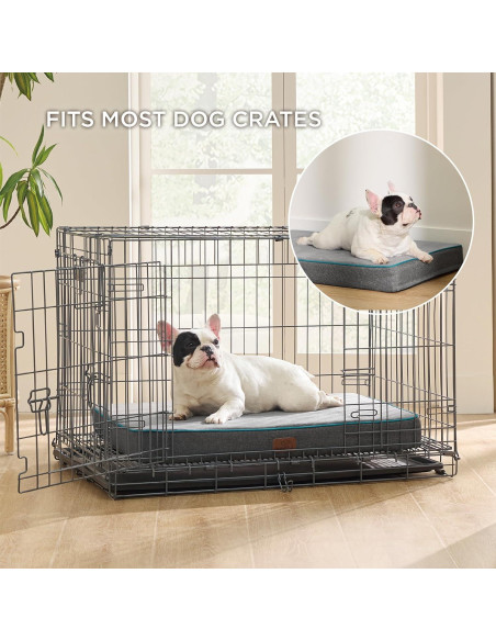 Cama Ortopédica para Perros Bedsure 61x41cm Espuma Viscoelástica
