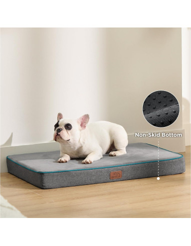 Cama Ortopédica para Perros Bedsure 61x41cm Espuma Viscoelástica