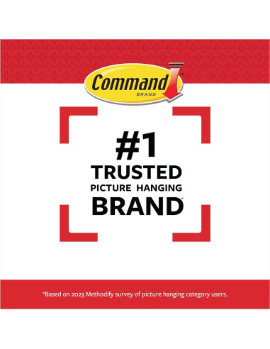 Kit de Colgadores de Imágenes Command 3M - 15 Imágenes, Blanco