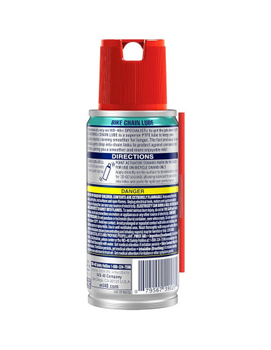 Lubricante para Cadenas de Bicicleta WD-40, 4 x 70.87 ml