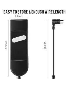 Control Remoto Silla Elevadora Enmja 2 Botones 5 Pines Negro 2