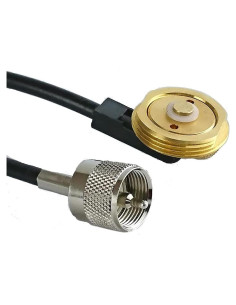 Soporte de Antena NMO Latón Sólido UHF PL259 3m Coaxial