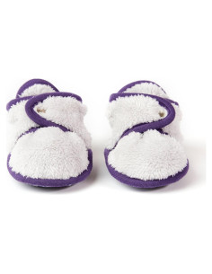 Botines para Bebés Unisex Baby Deedee 12 Meses Ciruela Plateada