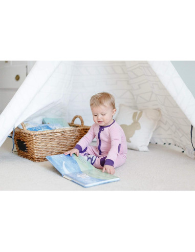 Botines para Bebés Unisex Baby Deedee 12 Meses Ciruela Plateada