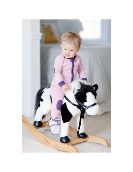 Botines para Bebés Unisex Baby Deedee 12 Meses Ciruela Plateada