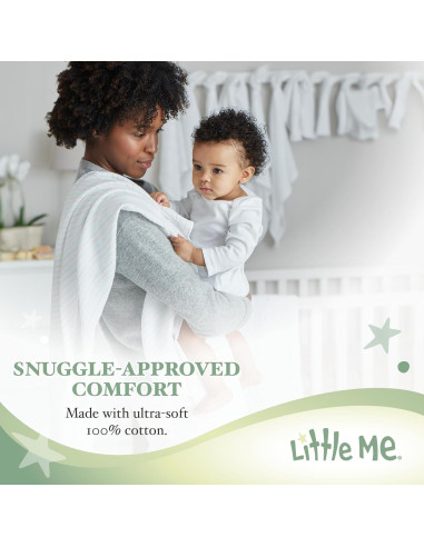 Conjunto de 2 Piezas para Bebé Little Me 0-3 Meses Algodón