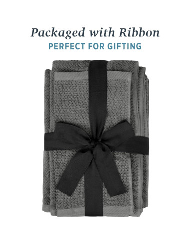 Juego de Toallas de Algodón 100% Welhome Franklin 6 Piezas 600 GSM