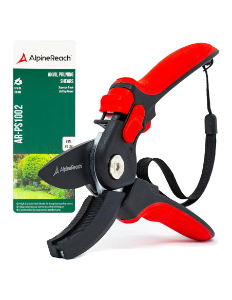 Tijeras de Podar Anvil AlpineReach - Acero Alto Carbono 21cm